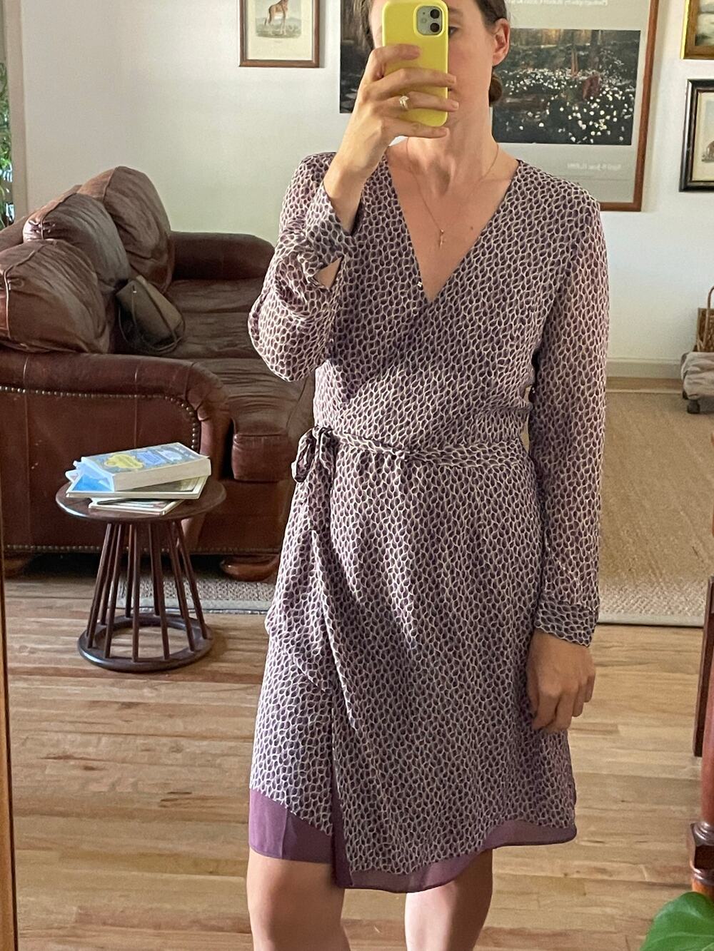 Ann Taylor Vintage Silk Wrap Dress